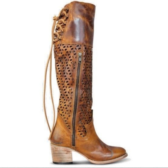 Stunning Distressed Cognac Freebird Boots - Picture 3 of 7
